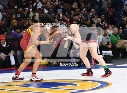 Thumbnail 2 in CIF State Girls Wrestling Championships (SemiFinals) photogallery.