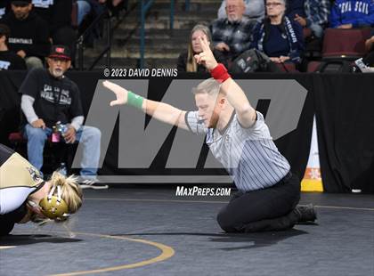Thumbnail 3 in CIF State Girls Wrestling Championships (SemiFinals) photogallery.
