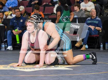 Thumbnail 2 in CIF State Girls Wrestling Championships (SemiFinals) photogallery.