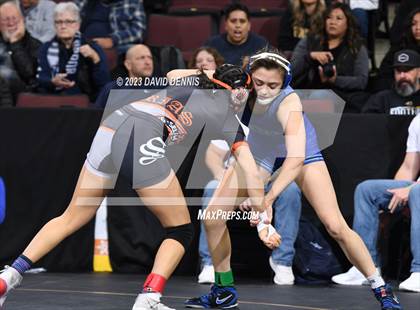 Thumbnail 1 in CIF State Girls Wrestling Championships (SemiFinals) photogallery.