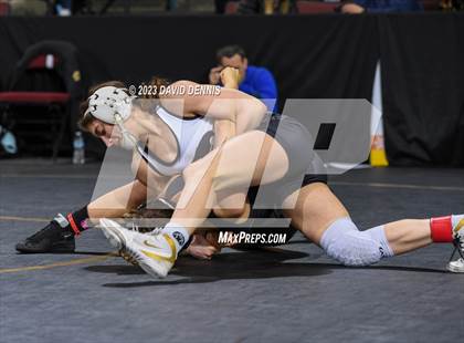 Thumbnail 1 in CIF State Girls Wrestling Championships (SemiFinals) photogallery.