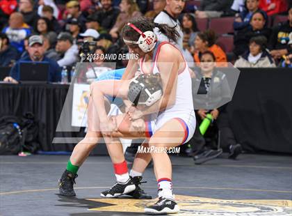 Thumbnail 3 in CIF State Girls Wrestling Championships (SemiFinals) photogallery.