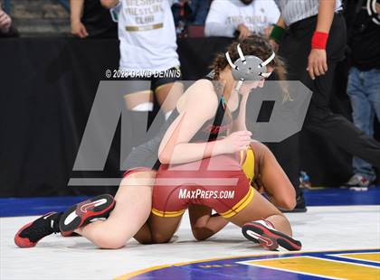Thumbnail 2 in CIF State Girls Wrestling Championships (SemiFinals) photogallery.