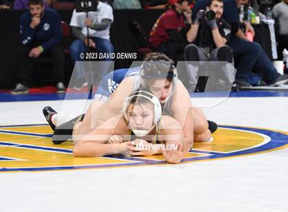 Thumbnail 1 in CIF State Girls Wrestling Championships (SemiFinals) photogallery.