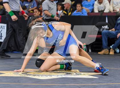 Thumbnail 2 in CIF State Girls Wrestling Championships (SemiFinals) photogallery.
