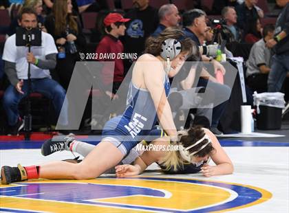 Thumbnail 1 in CIF State Girls Wrestling Championships (SemiFinals) photogallery.