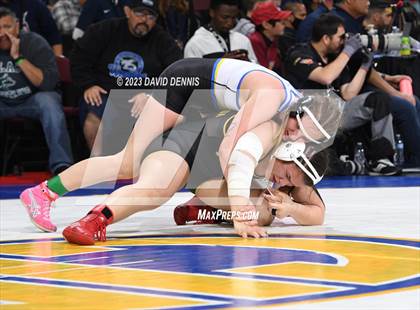 Thumbnail 3 in CIF State Girls Wrestling Championships (SemiFinals) photogallery.