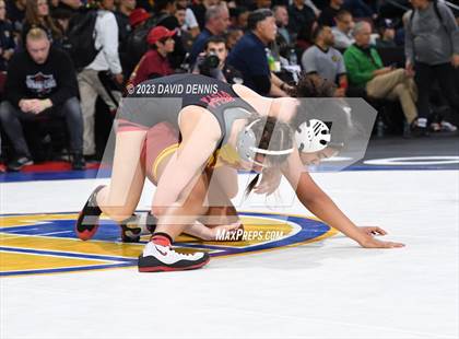 Thumbnail 3 in CIF State Girls Wrestling Championships (SemiFinals) photogallery.