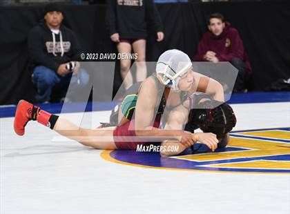 Thumbnail 1 in CIF State Girls Wrestling Championships (SemiFinals) photogallery.