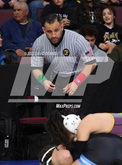Thumbnail 3 in CIF State Girls Wrestling Championships (SemiFinals) photogallery.