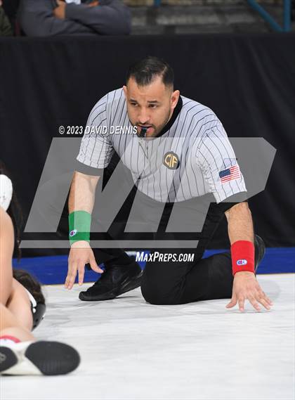 Thumbnail 3 in CIF State Girls Wrestling Championships (SemiFinals) photogallery.