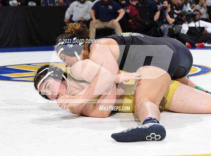 Thumbnail 2 in CIF State Girls Wrestling Championships (SemiFinals) photogallery.