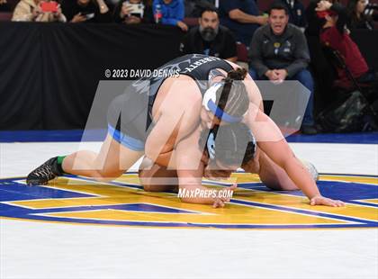 Thumbnail 2 in CIF State Girls Wrestling Championships (SemiFinals) photogallery.