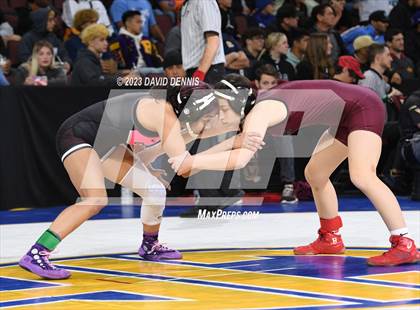 Thumbnail 2 in CIF State Girls Wrestling Championships (SemiFinals) photogallery.