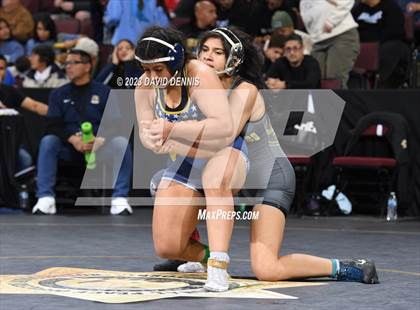 Thumbnail 2 in CIF State Girls Wrestling Championships (SemiFinals) photogallery.