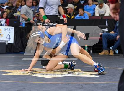 Thumbnail 1 in CIF State Girls Wrestling Championships (SemiFinals) photogallery.