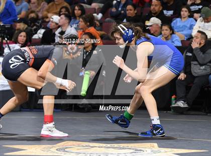 Thumbnail 1 in CIF State Girls Wrestling Championships (SemiFinals) photogallery.