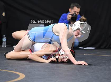 Thumbnail 1 in CIF State Girls Wrestling Championships (SemiFinals) photogallery.