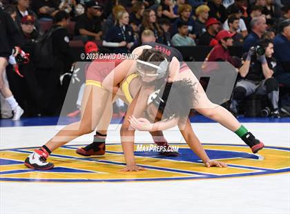 Thumbnail 3 in CIF State Girls Wrestling Championships (SemiFinals) photogallery.