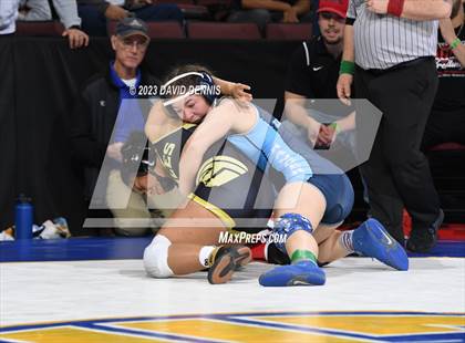 Thumbnail 2 in CIF State Girls Wrestling Championships (SemiFinals) photogallery.