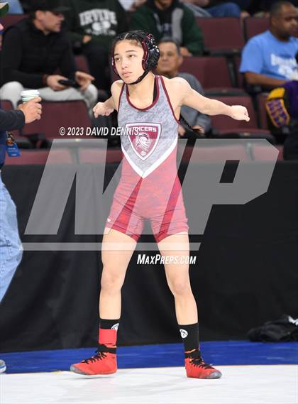Thumbnail 3 in CIF State Girls Wrestling Championships (SemiFinals) photogallery.