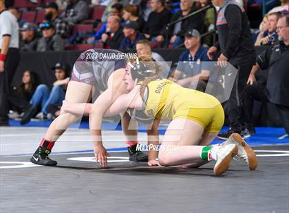 Thumbnail 2 in CIF State Girls Wrestling Championships (SemiFinals) photogallery.