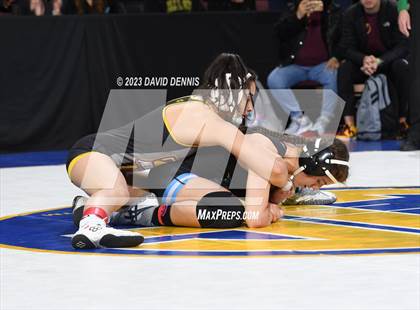 Thumbnail 3 in CIF State Girls Wrestling Championships (SemiFinals) photogallery.