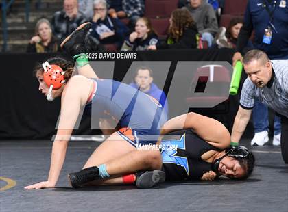 Thumbnail 3 in CIF State Girls Wrestling Championships (SemiFinals) photogallery.