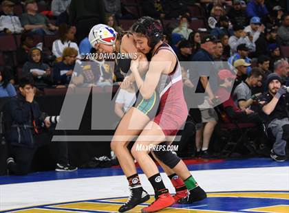 Thumbnail 1 in CIF State Girls Wrestling Championships (SemiFinals) photogallery.