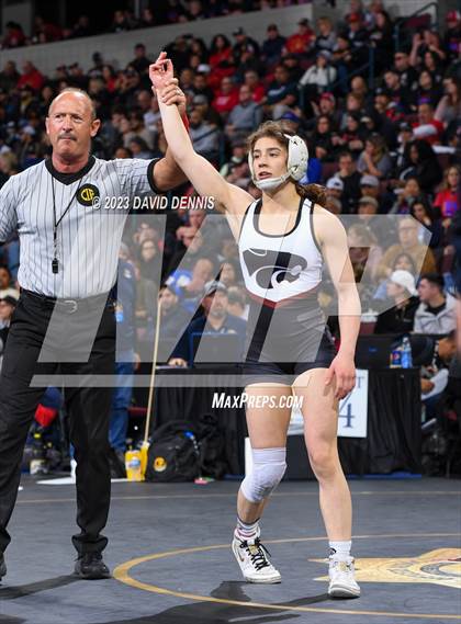 Thumbnail 2 in CIF State Girls Wrestling Championships (SemiFinals) photogallery.