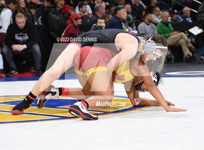 Thumbnail 2 in CIF State Girls Wrestling Championships (SemiFinals) photogallery.