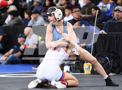 Thumbnail 2 in CIF State Girls Wrestling Championships (SemiFinals) photogallery.