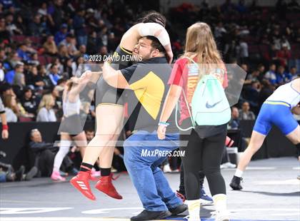 Thumbnail 1 in CIF State Girls Wrestling Championships (SemiFinals) photogallery.