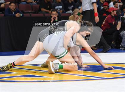Thumbnail 1 in CIF State Girls Wrestling Championships (SemiFinals) photogallery.