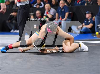 Thumbnail 1 in CIF State Girls Wrestling Championships (SemiFinals) photogallery.