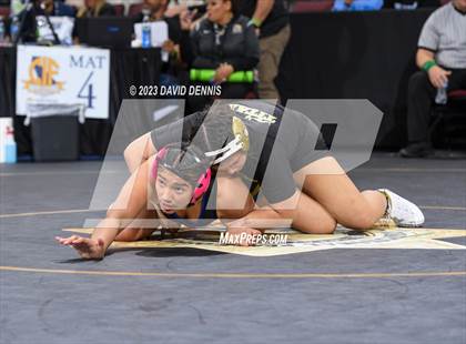 Thumbnail 1 in CIF State Girls Wrestling Championships (SemiFinals) photogallery.