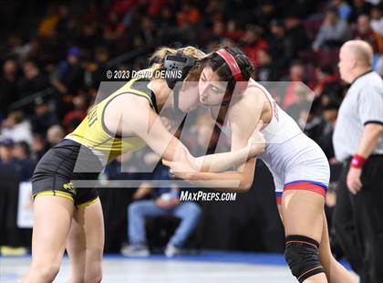 Thumbnail 1 in CIF State Girls Wrestling Championships (SemiFinals) photogallery.
