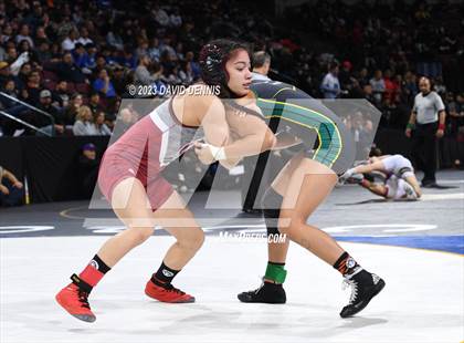 Thumbnail 3 in CIF State Girls Wrestling Championships (SemiFinals) photogallery.