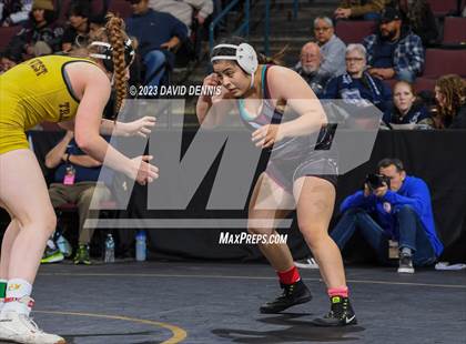 Thumbnail 1 in CIF State Girls Wrestling Championships (SemiFinals) photogallery.