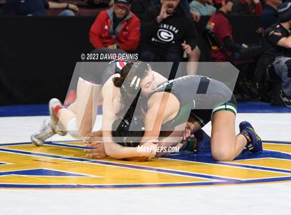Thumbnail 1 in CIF State Girls Wrestling Championships (SemiFinals) photogallery.