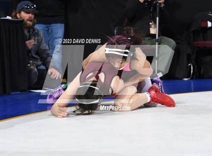 Thumbnail 2 in CIF State Girls Wrestling Championships (SemiFinals) photogallery.