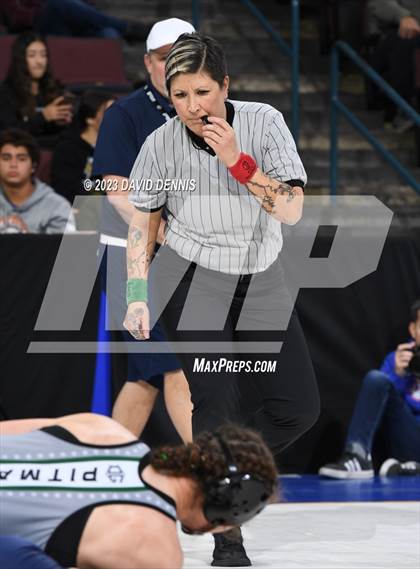 Thumbnail 1 in CIF State Girls Wrestling Championships (SemiFinals) photogallery.