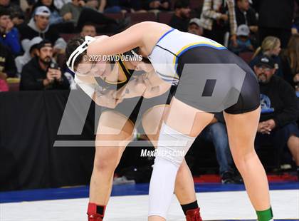 Thumbnail 2 in CIF State Girls Wrestling Championships (SemiFinals) photogallery.