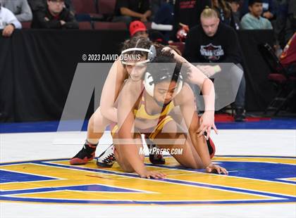Thumbnail 2 in CIF State Girls Wrestling Championships (SemiFinals) photogallery.