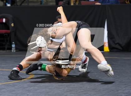 Thumbnail 2 in CIF State Girls Wrestling Championships (SemiFinals) photogallery.