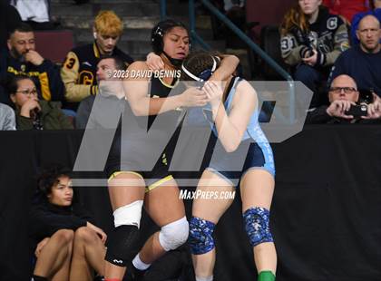 Thumbnail 1 in CIF State Girls Wrestling Championships (SemiFinals) photogallery.