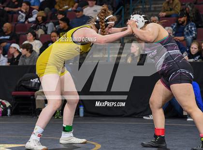 Thumbnail 2 in CIF State Girls Wrestling Championships (SemiFinals) photogallery.