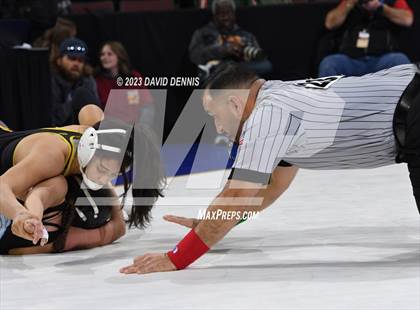 Thumbnail 2 in CIF State Girls Wrestling Championships (SemiFinals) photogallery.