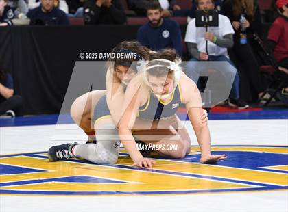 Thumbnail 1 in CIF State Girls Wrestling Championships (SemiFinals) photogallery.