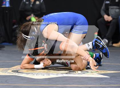 Thumbnail 3 in CIF State Girls Wrestling Championships (SemiFinals) photogallery.